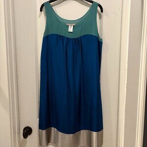 Jigsaw A-line 100% Silk Dress